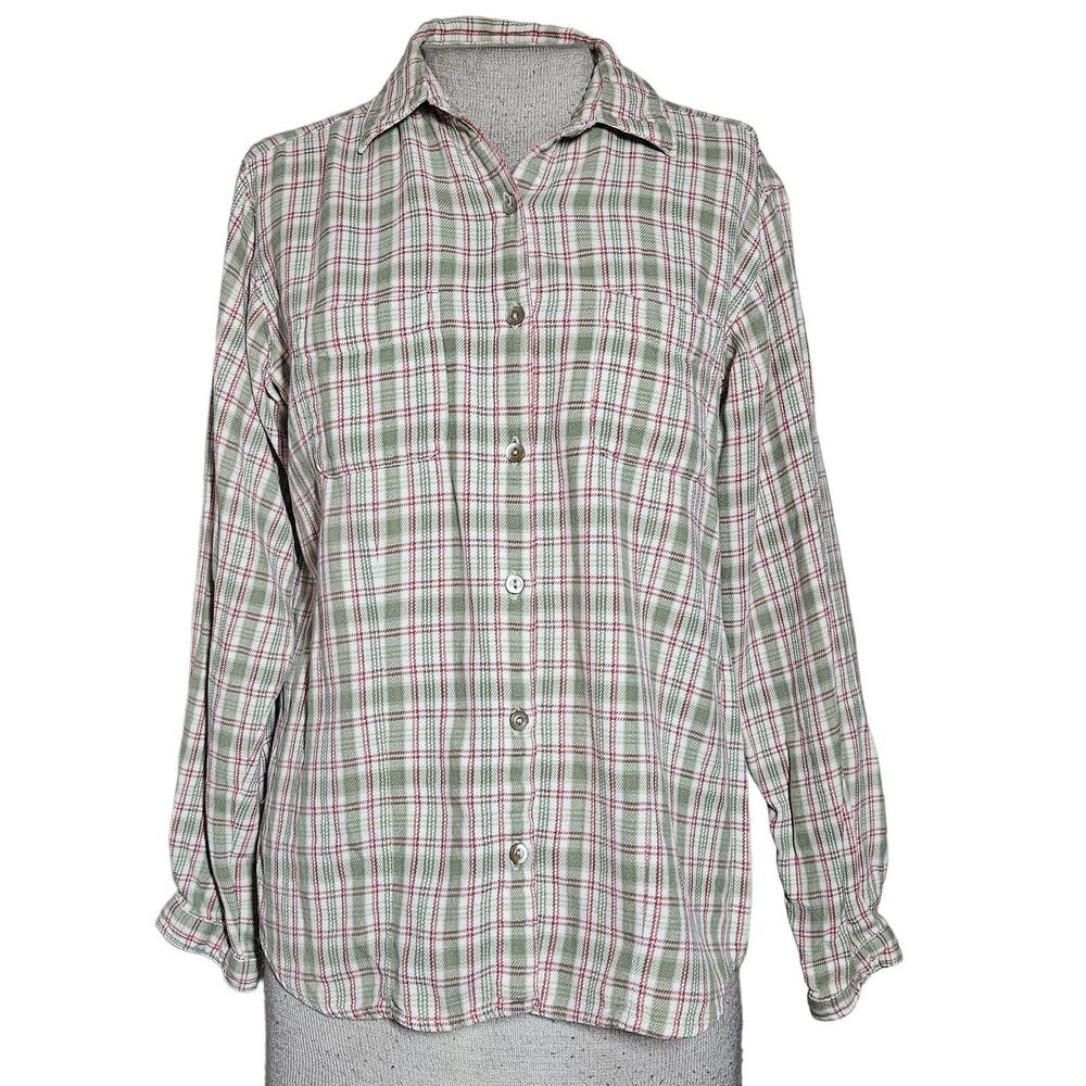 Woolrich Cotton Plaid Button Down Size Small
